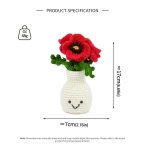 Rose Crochet Collectible — KSCHA0070 product image