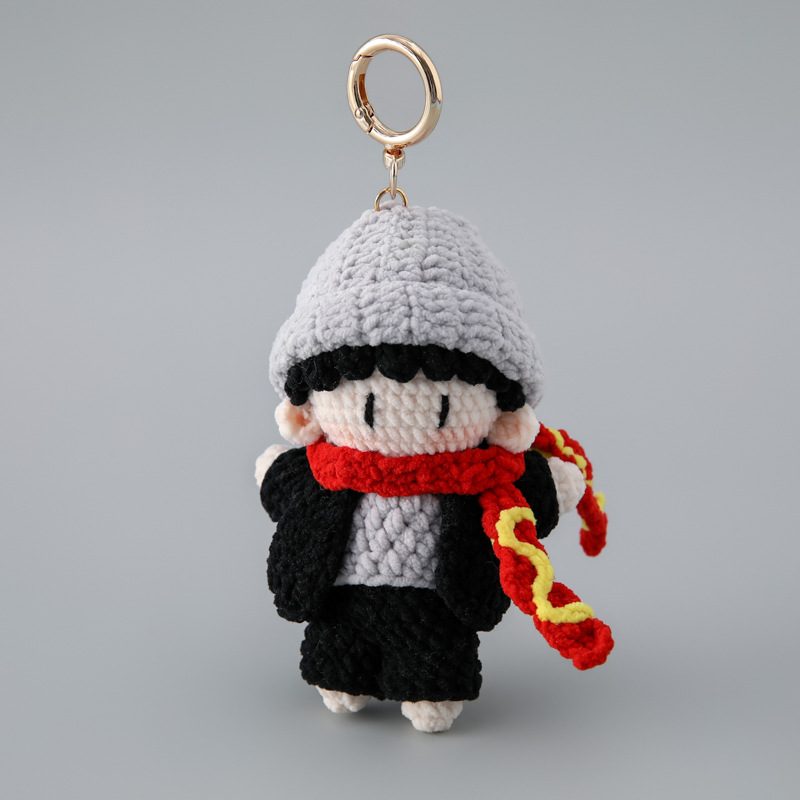 Mini Fashion Doll Crochet Keychain Collection product view 10