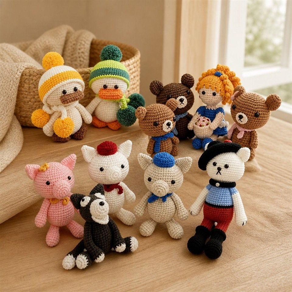 Cozy Character Crochet Doll Collection product view 15