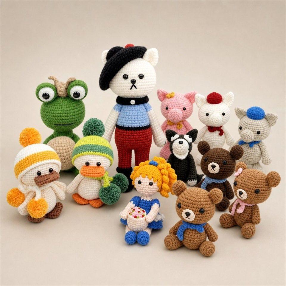 Cozy Character Crochet Doll Collection product view 16