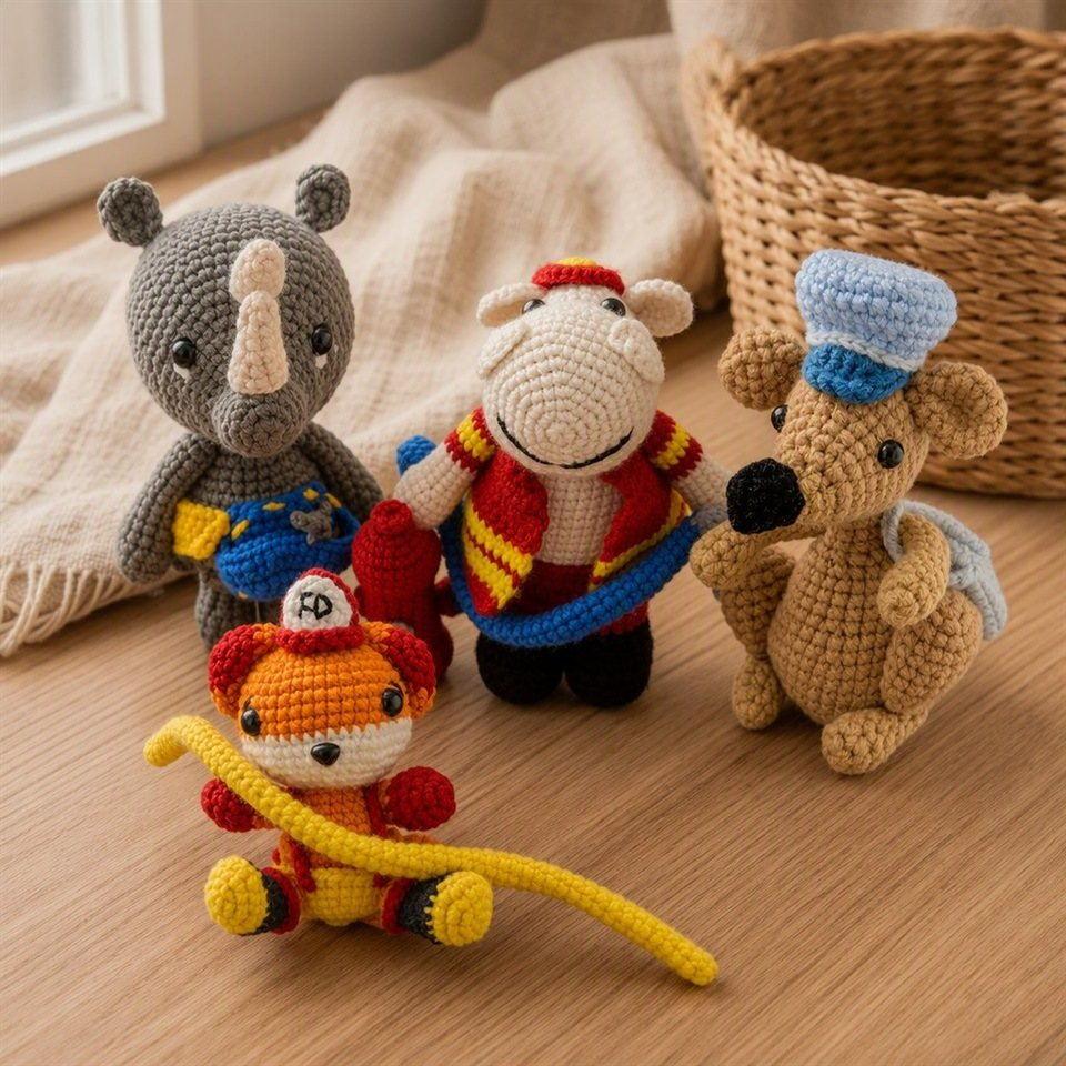 Community Helper Crochet Doll Collection