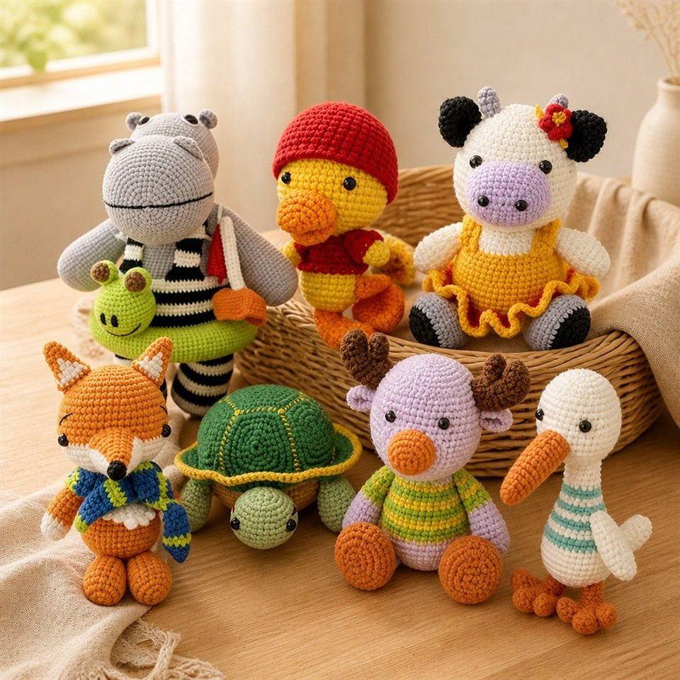 Farm Friends Crochet Doll Collection product view 10