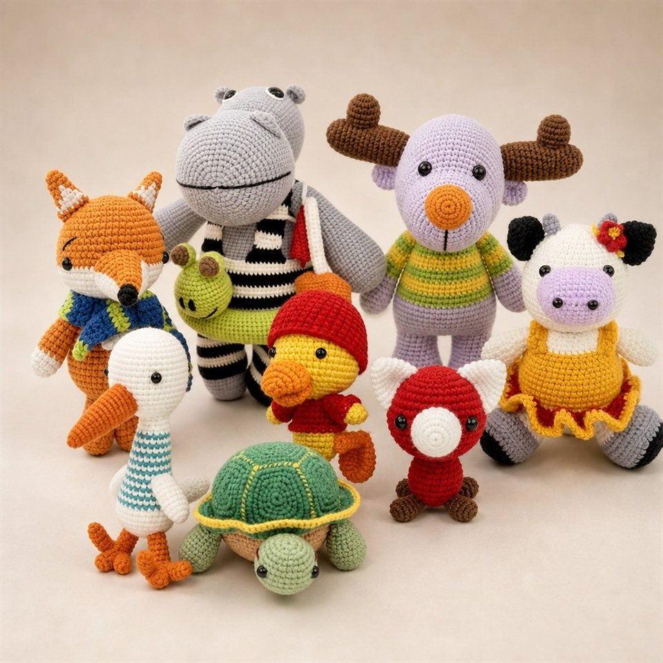 Farm Friends Crochet Doll Collection product view 11
