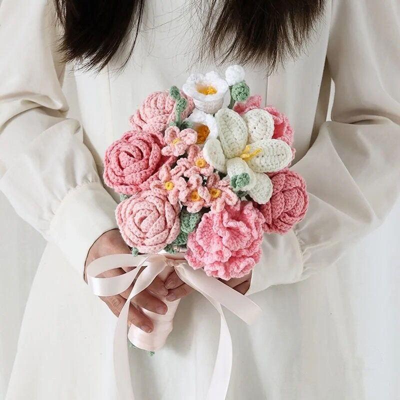 Handheld Crochet Wedding Bouquet Collection product view 11