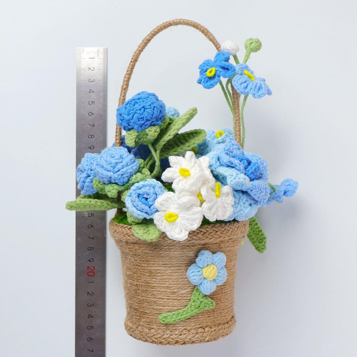 Crochet Flower Basket Collection product view 10