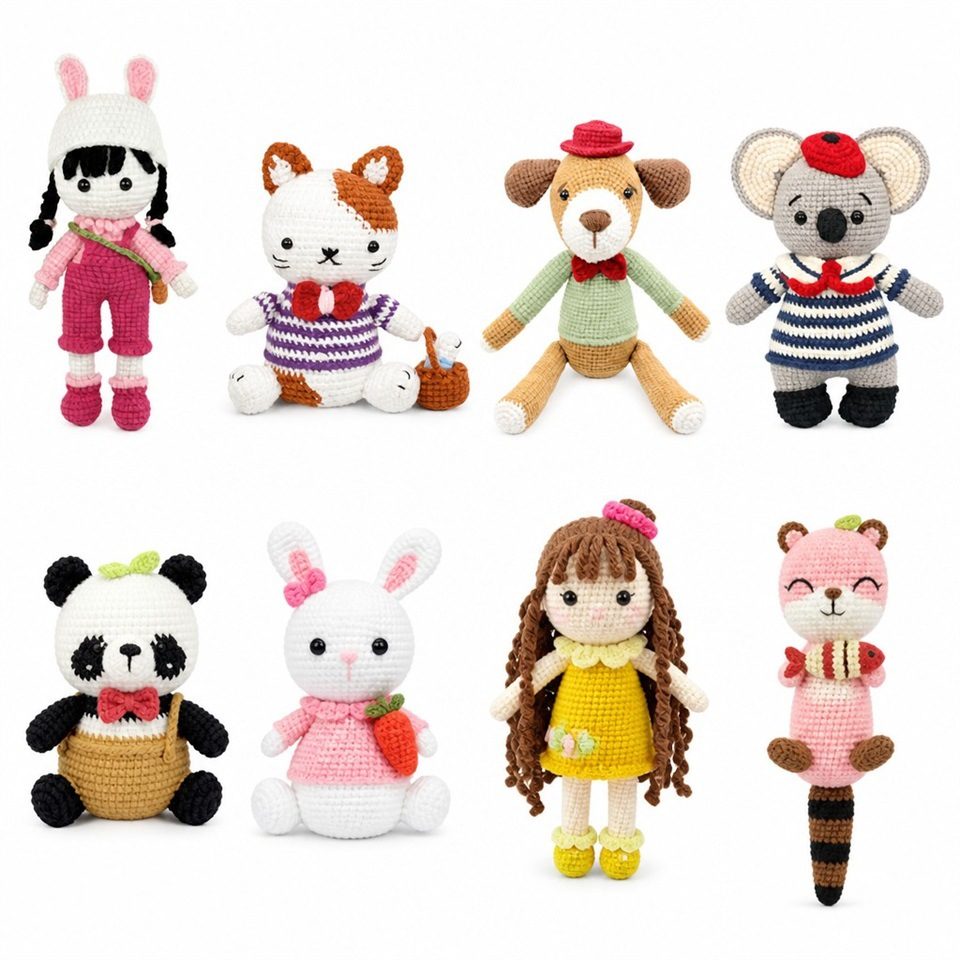 Woodland Friends Crochet Doll Collection product view 2