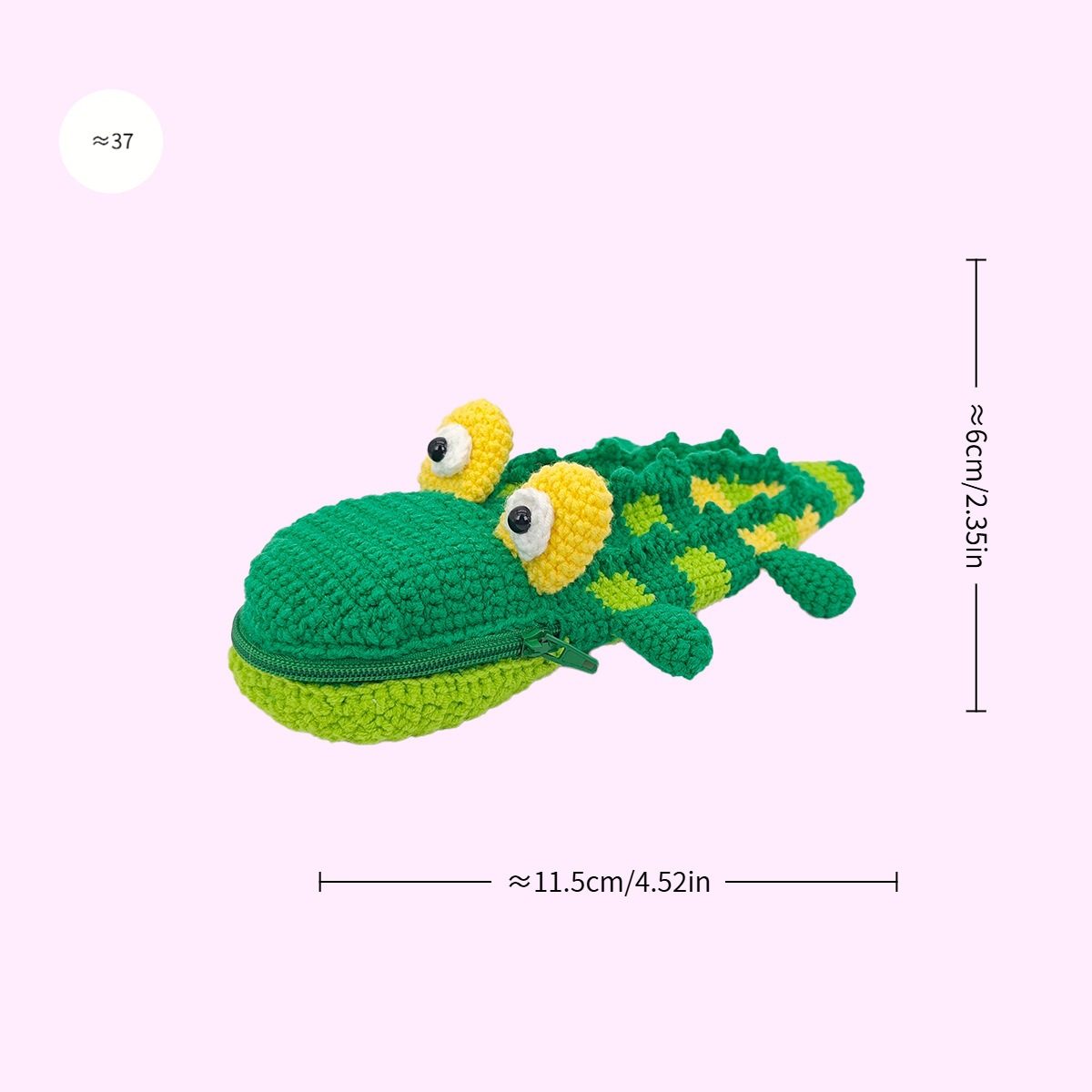 Crocodile Crochet Pencil Case product view 7