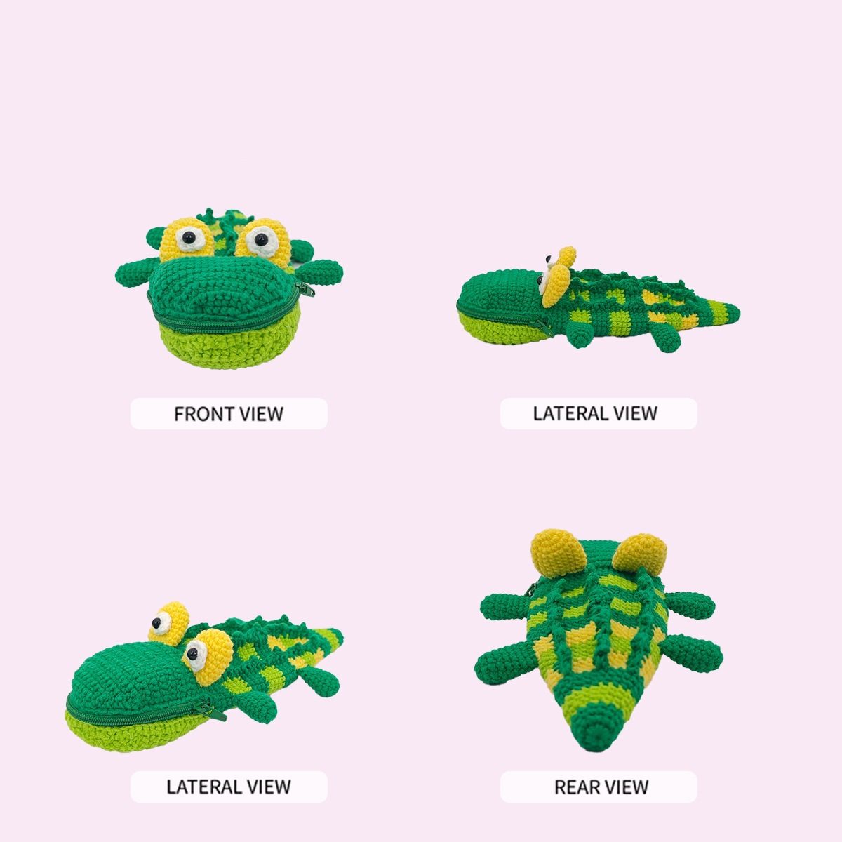 Crocodile Crochet Pencil Case product view 8