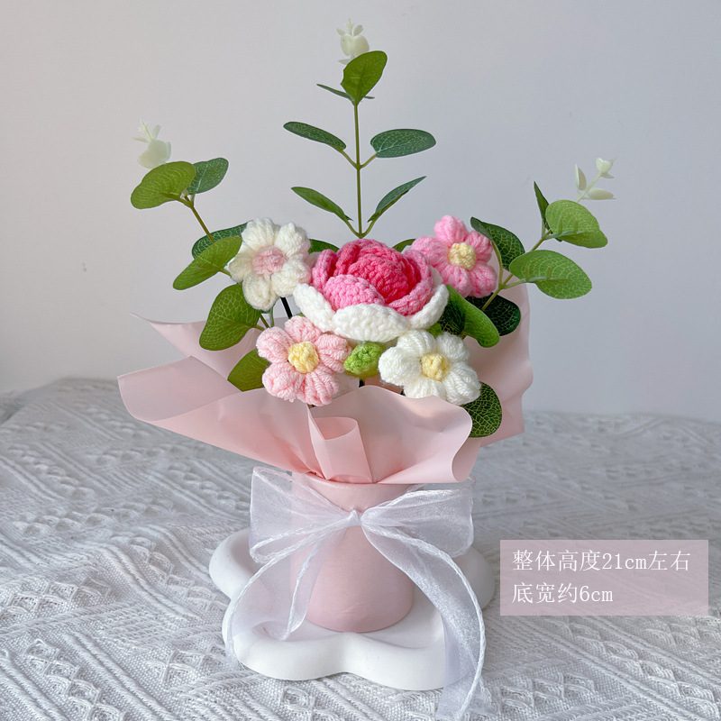 Elegant Crochet Flower Basket Collection product view 18