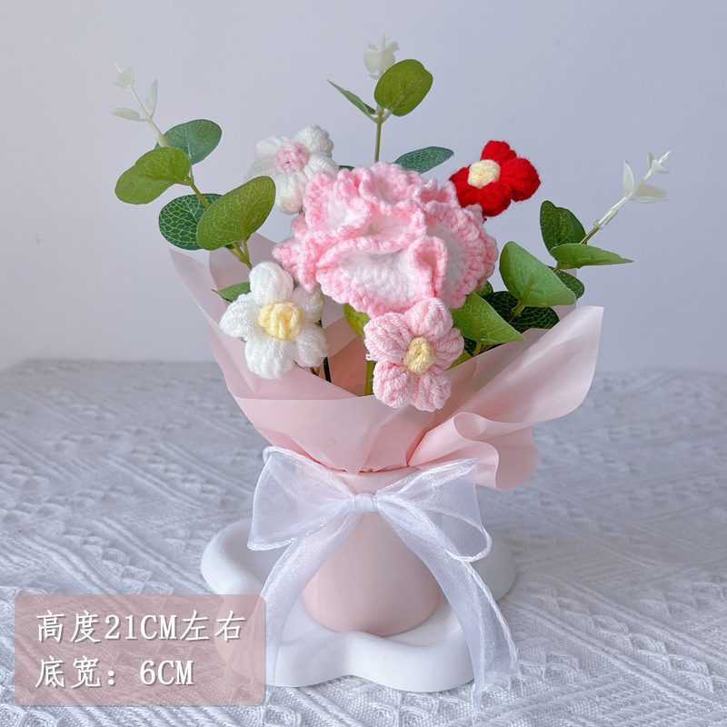 Elegant Crochet Flower Basket Collection product view 19