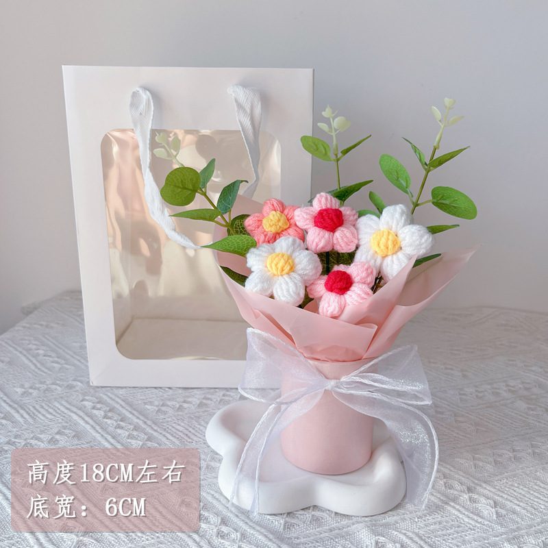 Elegant Crochet Flower Basket Collection product view 21