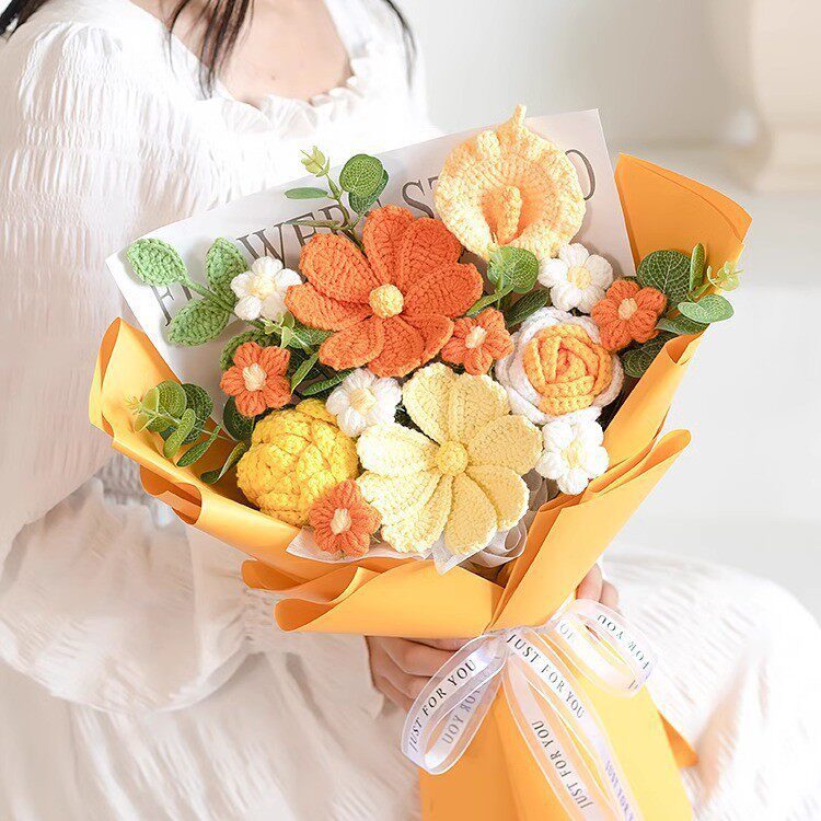 Flower Studio Crochet Bouquet Collection shown in a clean product photograph