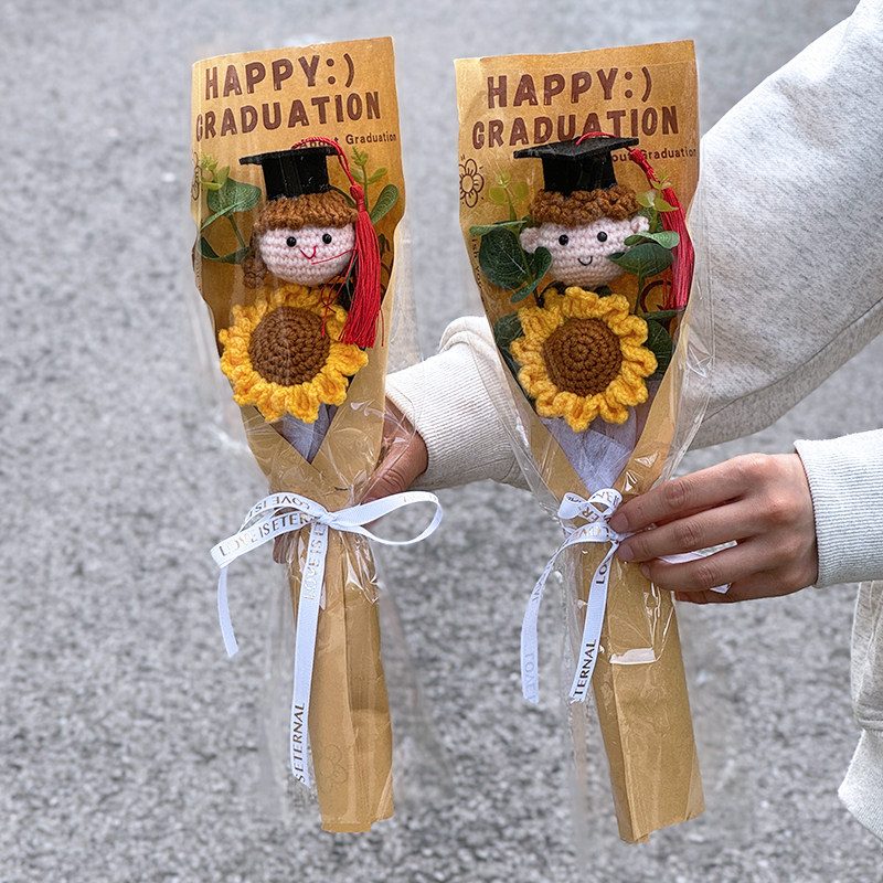 Graduation Celebration Crochet Bouquet product view 13