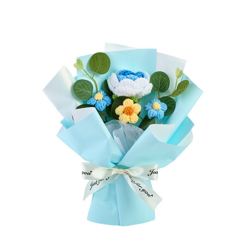 Pastel Everyday Crochet Bouquet shown in a clean product photograph