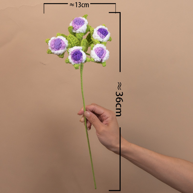 Assorted Crochet Flower Stem Collection product view 36