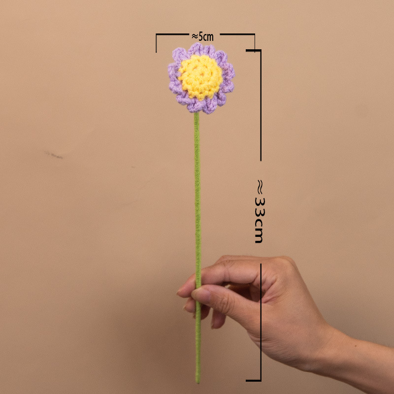 Assorted Crochet Flower Stem Collection product view 37