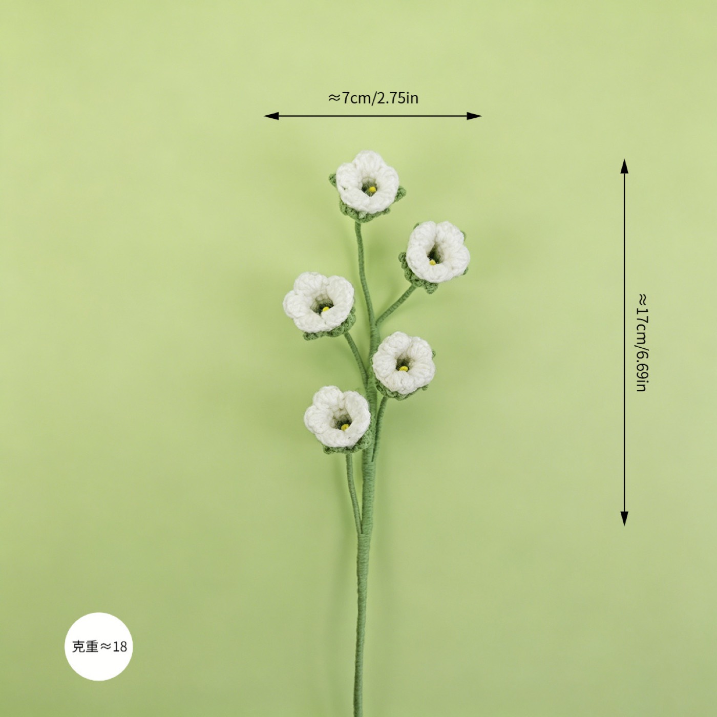 Bellflower Crochet Stem view 5