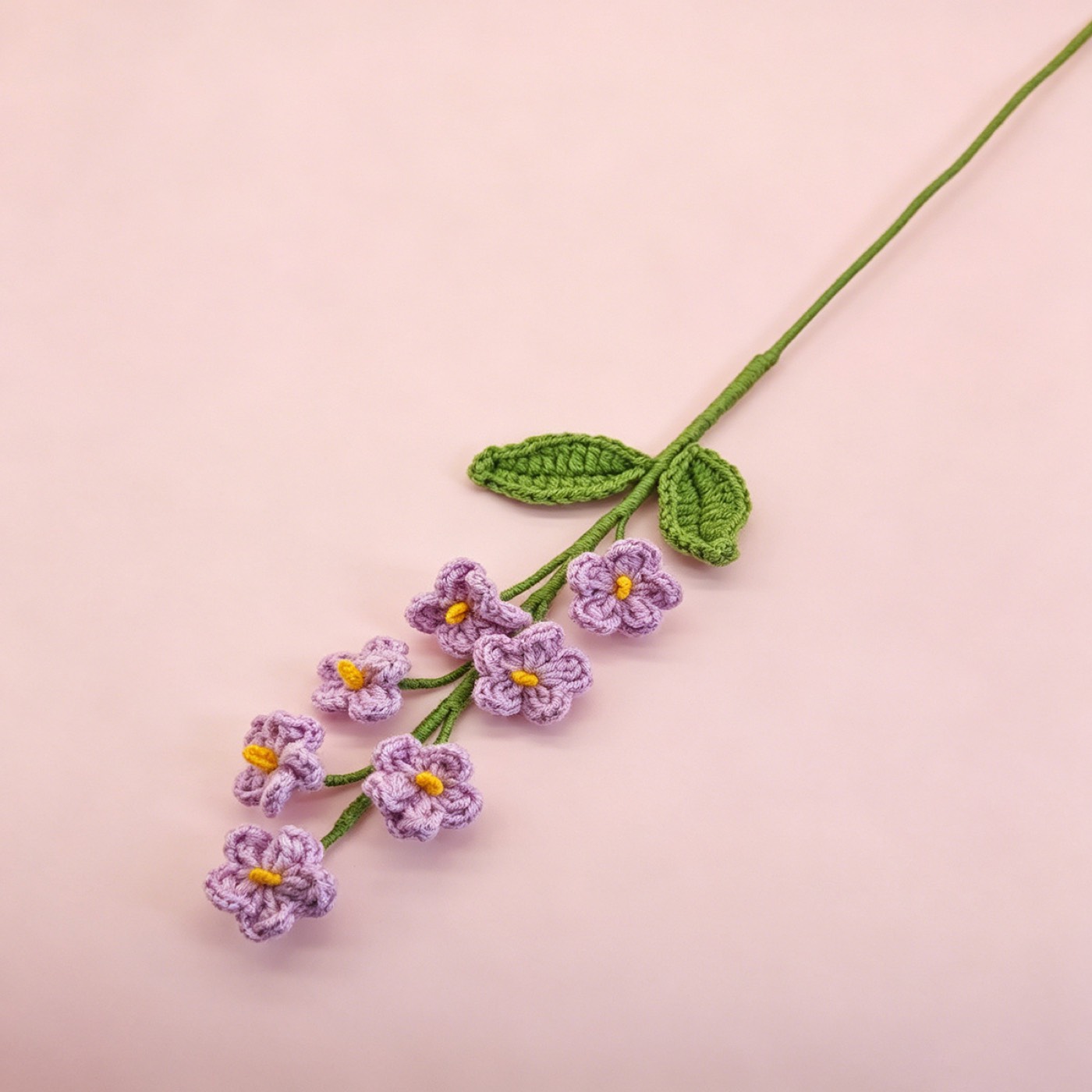 Forget-Me-Not Crochet Stem view 2