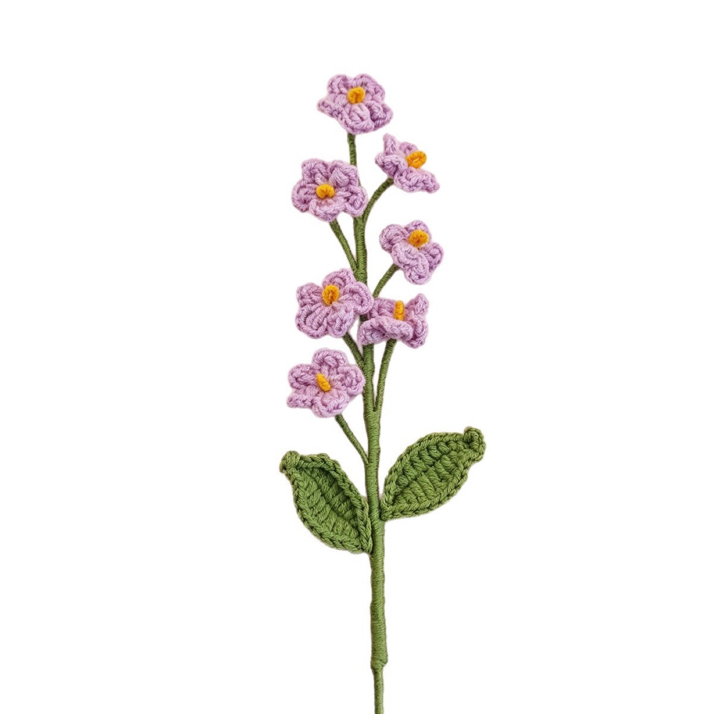 Forget-Me-Not Crochet Stem view 4