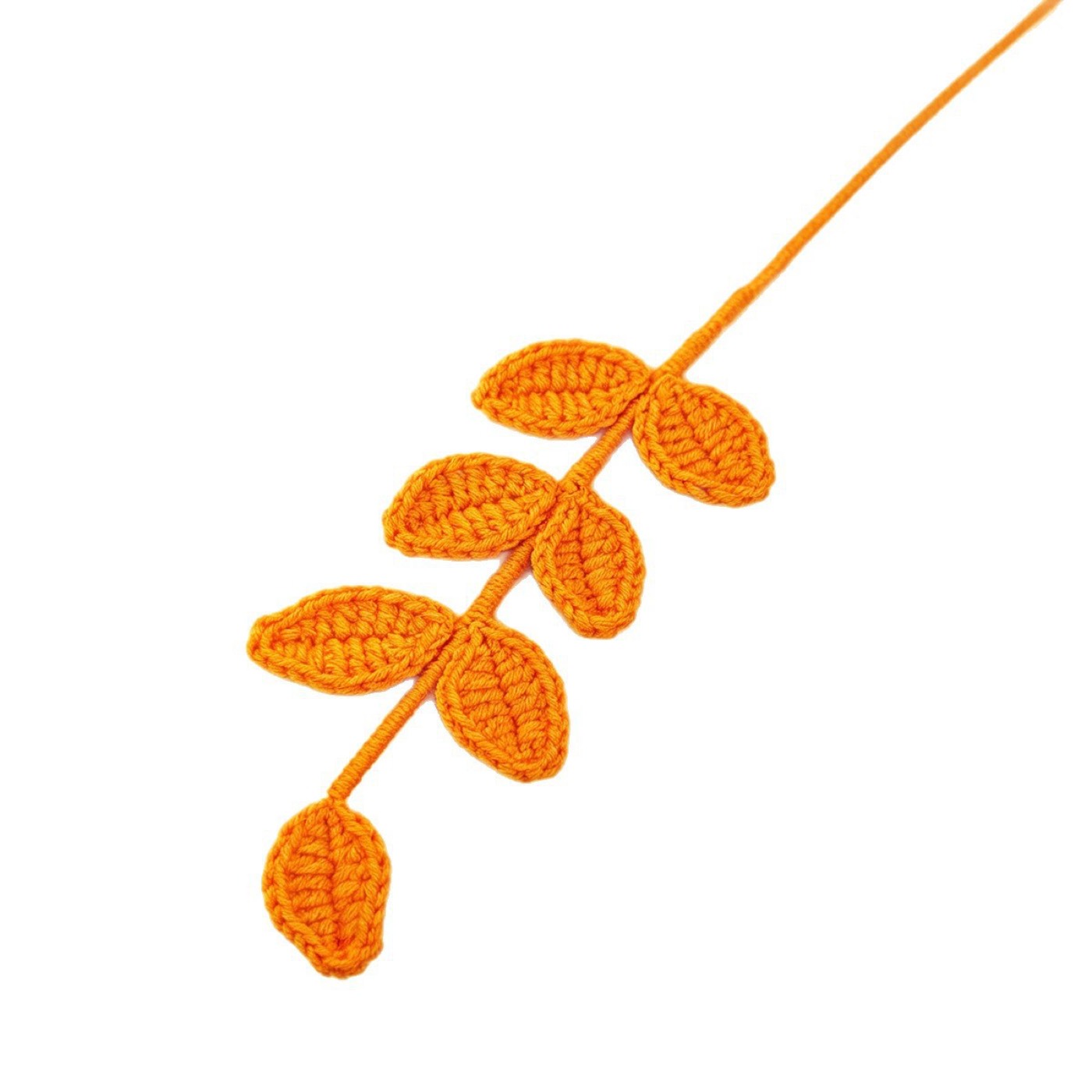 Four-Leaf Clover Crochet Stem view 3