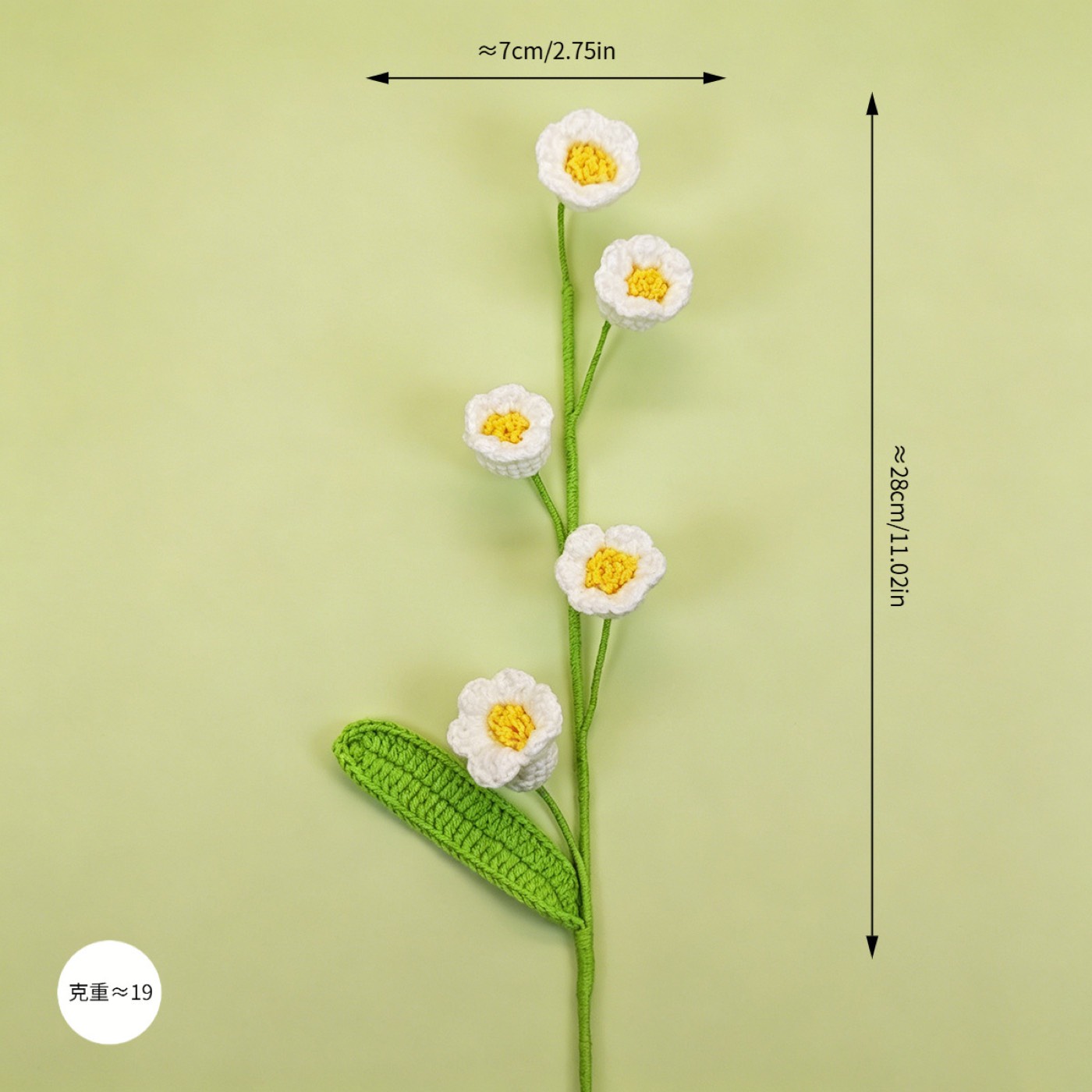 Hyacinth Crochet Stem view 5