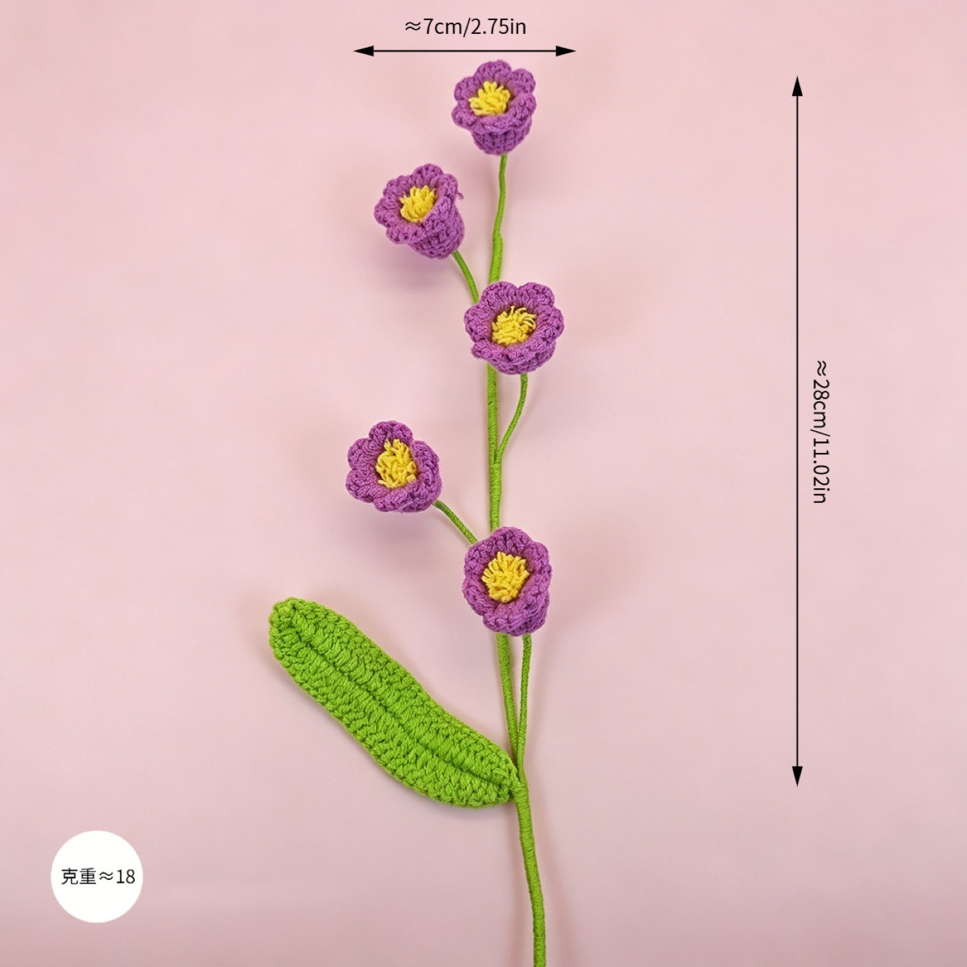 Hyacinth Crochet Stem view 7
