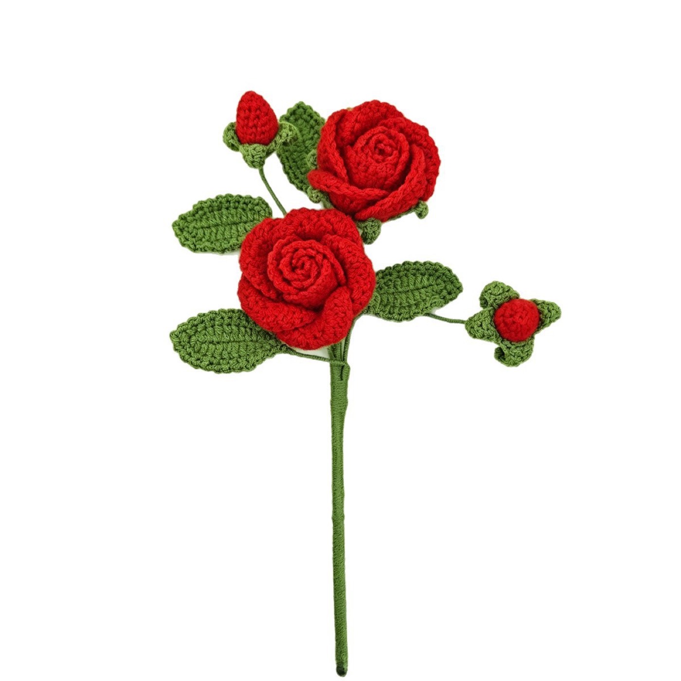 Rose Crochet Stem view 4