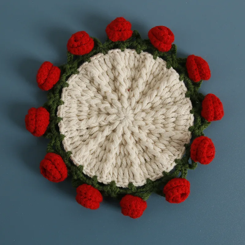 Garden Flower Crochet Coaster Set product view 11