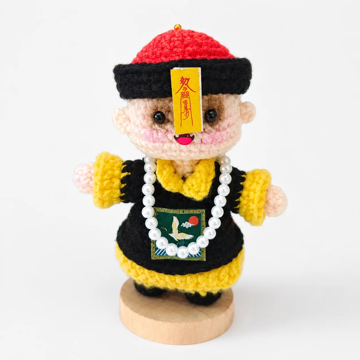 Traditional Jiangshi Crochet Doll crochet product
